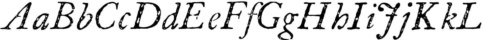 P22 Franklin Caslon Italic  Font OpenType