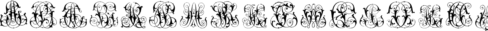 Intellecta Monograms Special Series AECZ Font TrueType