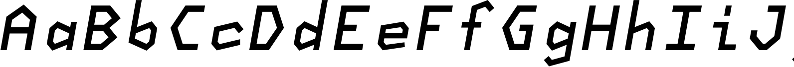 NeueKonst Square Bold Italic Font OpenType