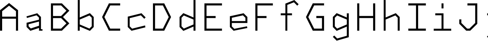 NeueKonst Square Light Font OpenType