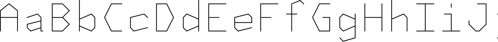 NeueKonst Square Thin Font OpenType
