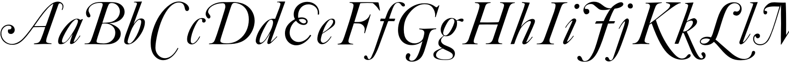 Caslon No337 Regular Italic Font OpenType