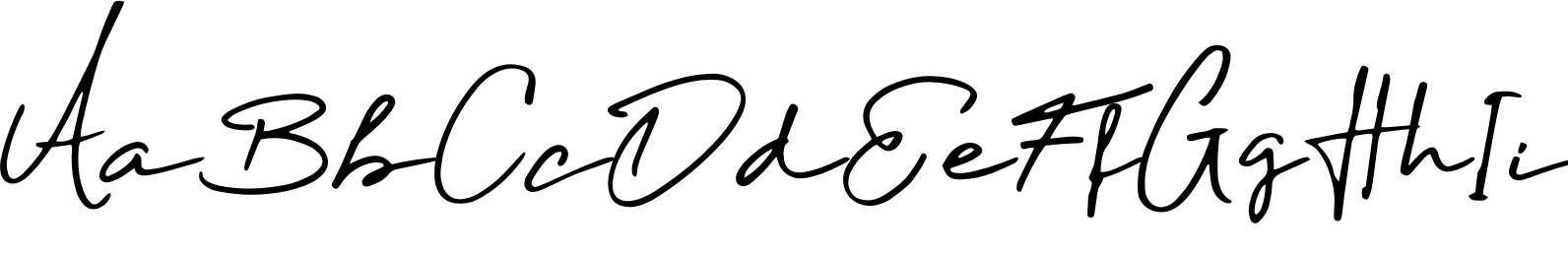 Daniels Signature Regular Font OpenType