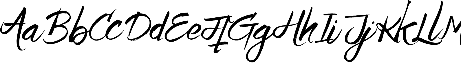 Black Script Font TrueType